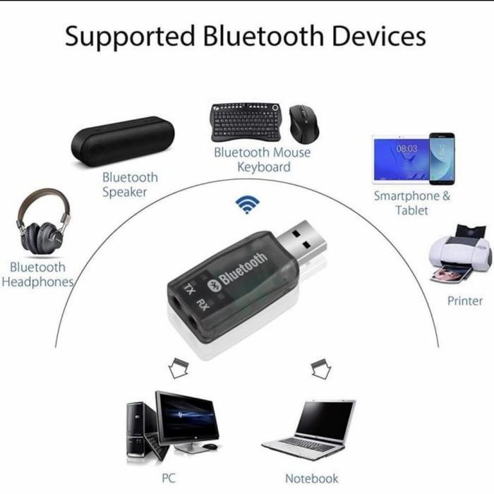 Adaptor Bt-Tx5 Wireless Bluetooth Audio Receiver Transmitter Dongle Us Terjamin
