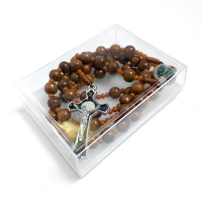 Rs 33 - Rosario Kayu Gaharu Asli 100% Original/Kalung Rosario Katolik