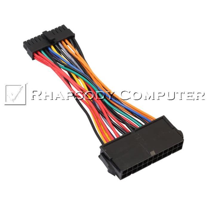 Cuci Gudang Kabel Psu 24 Pin Female To Mini 24P Male For Dell Pc 780 980 760 960