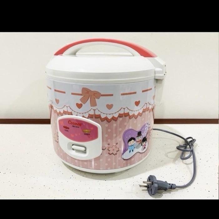 Magic Com Cosmos 2 Liter 3In1 Masak,Hangat,Kukus