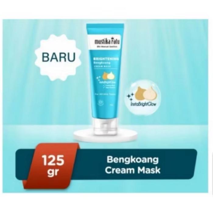 Mustika Ratu Brightening Bengkoang Cream Mask - Krim Mencerahkan Wajah Dengan Pati Umbi & Ekstrak