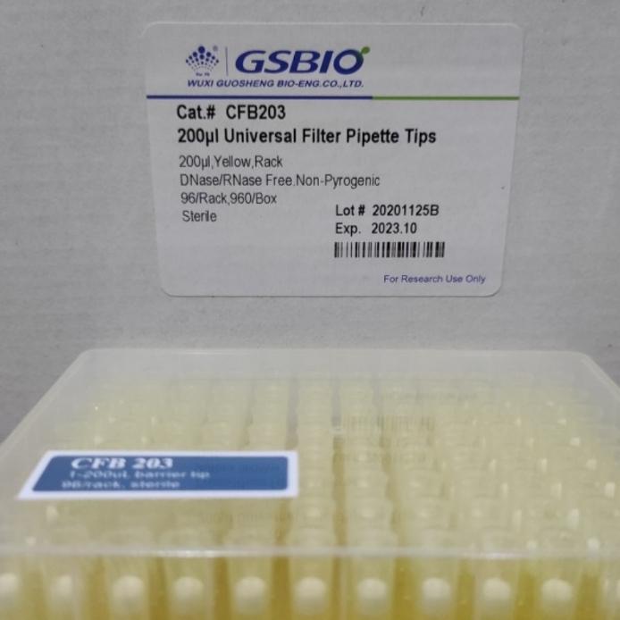 SMart gsbio sterile filter tips 10 I 20 I 100 I 200 I 1000 ul Premium