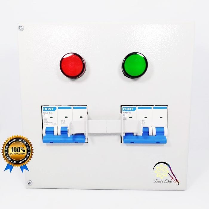 Premium Panel Interlock Chint MCB 3 Phase PLN Genset Change Over Switch COS