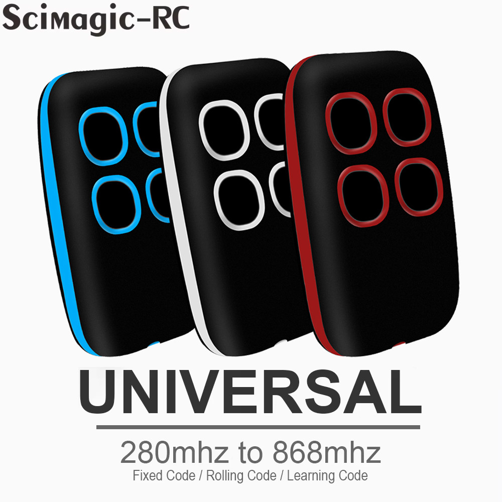 280 to 868 Mhz 433Mhz 433.92MHz Multifrequency Universal Garage Remote Control Command Fixed