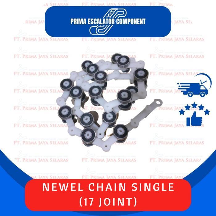 Ventuna Newel Chain Single Escalator / Deflecting Chain Single / Roller Balustrade Motorcycle