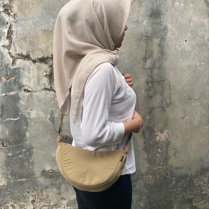 SALE Tas Bahu Selempang Wanita Pria Slingbag Shoulderbag Waistbag Cowo cewek Kain Nylon Parasut
