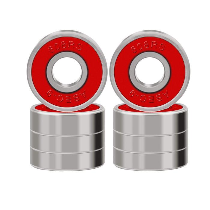 10pcs Skateboard Bearing Abec 9 Professional Bearing 608rs Untuk InSkate Skateboard Sepatu Roda *