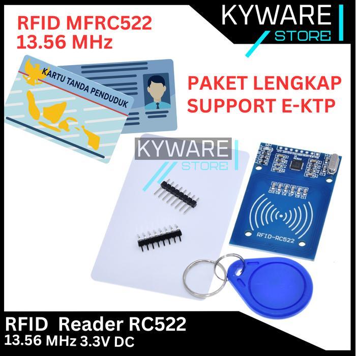 MFRC-522 RFID Reader Module Sensor RC-522 13.56 mhz MFRC522 Support E-TOLL E-KTP *