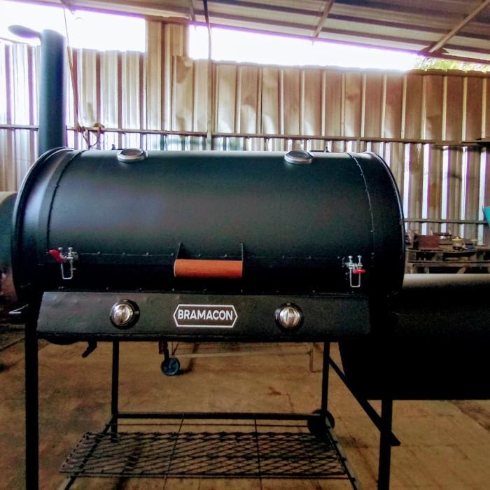 offset smoker alat pengasapan bbq cirebon