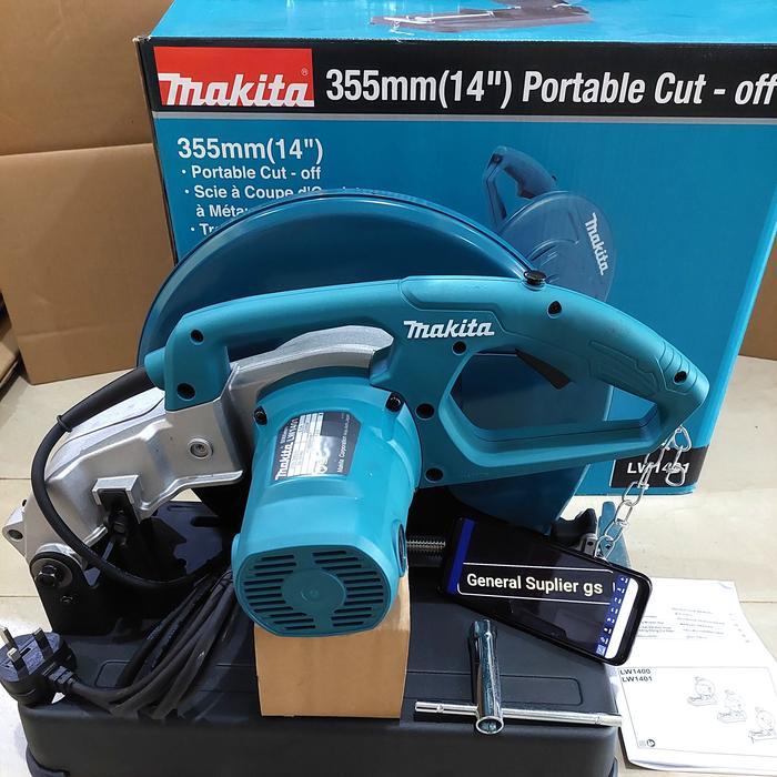 Makita LW1401 350mm ( 14" ) Cut-Off Saw 220V 1650W / Mesin Potong Besi Baja 350 mm ( 14 Inch ) ( LW 
