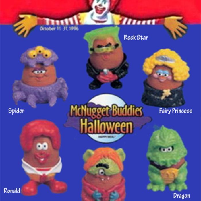Sale Mcd Happy Meal Mcnugget Buddies Halloween Usa 1996