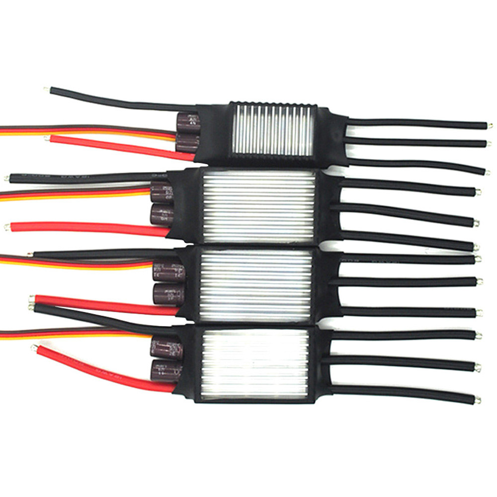 RC 40A/60A/80A/100A 2-6S SBEC 6A Adjustable Programmable Bidirectional Water-cooled Brushless ESC He
