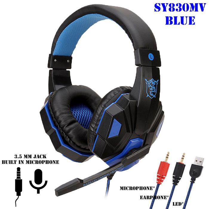 HEADSET GAMING X4 SY830MV SY850 G10 LED HEADSET GAME EARPHONE HEADPHONE GAMING OVER EAR