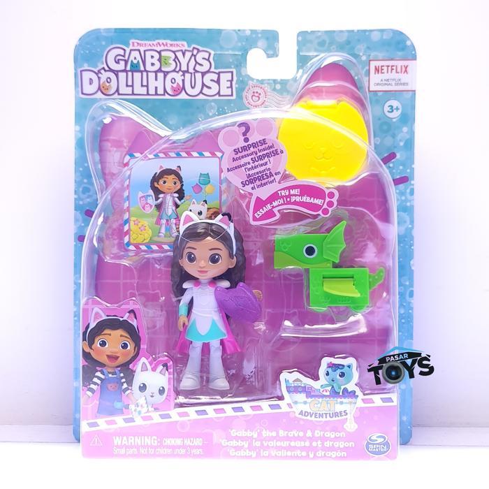 Gabby's Dollhouse Gabby the Brave & Dragon Figure Set