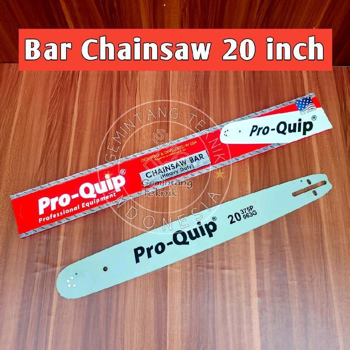 BAR SENSO 20 INCH 34 MATA BAJA MERK PRO-QUIP ORIGINAL / BAR CHAINSAW 20 INCH 34 MATA BAJA