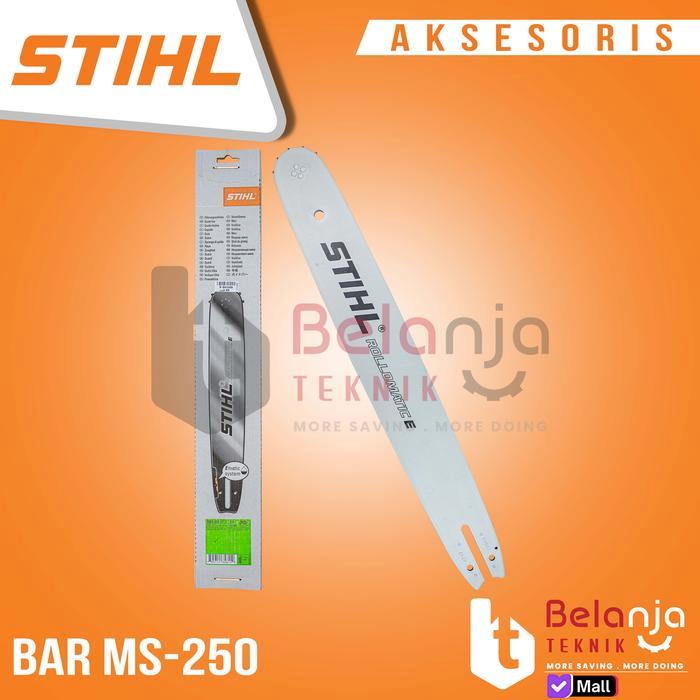 BAR CHAIN SAW MS-250 18 INCH STIHL GUIDE BAR MESIN CHAINSAW MS 250 MS250 18"