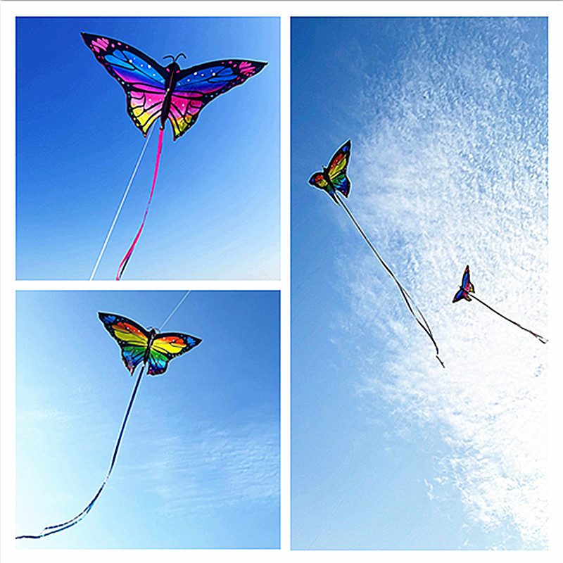 colorful butterfly kite inflatable games flying
