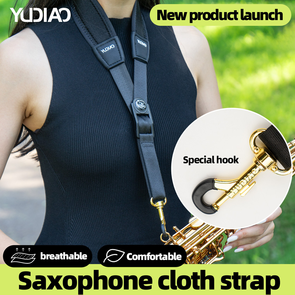 E-Flat Alto Saxophone, Tenor Saxophone, Soprano Saxophone Instrument Strap, Neck Strap, Electric