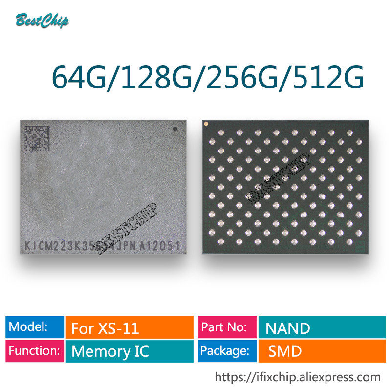 64G 128G 256G 512GB HDD NAND Memory Flash chip For iPhone 8 8Plus X XS XSMax XR SE2020