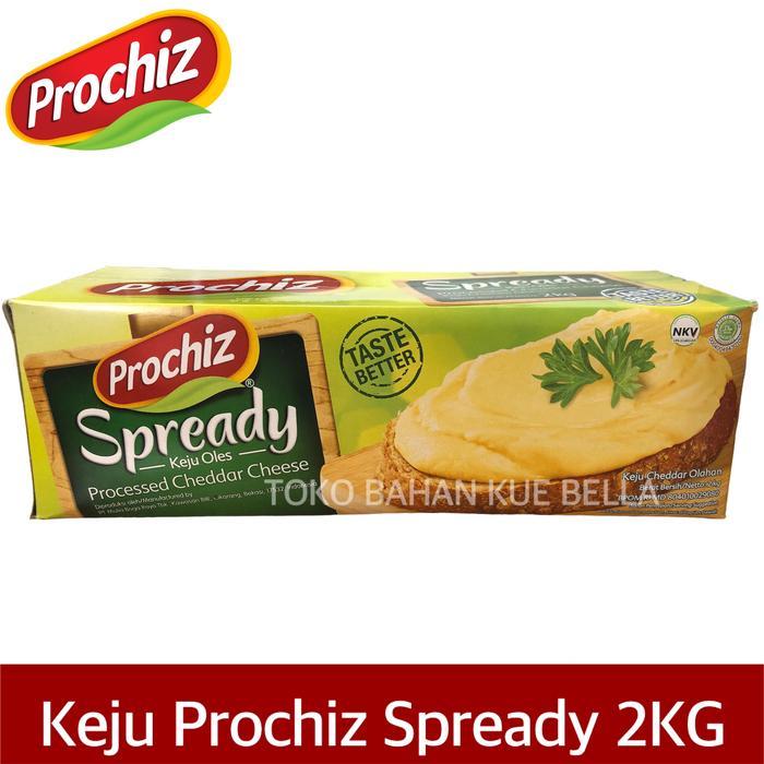 Prochiz Keju Prochiz SPREADY 2kg - Keju Oles Processed Cheddar Cheese dengan Expired Date Paling