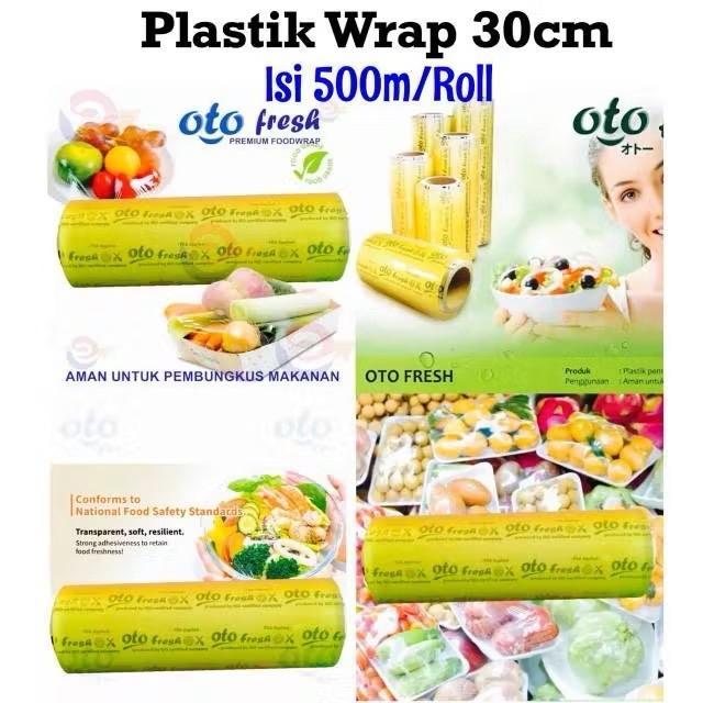 Plastik Wrapping 30 Cm Roll Besar Wrap Pembungkus Makanan (300 Meter)