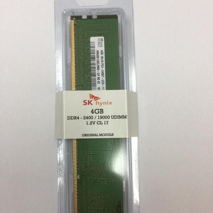 MEMORY RAM DESKTOP SK HYNIX ORIGINAL 1RX16 PC4 2400T 4GB DDR4 UDIMM TERMURAH