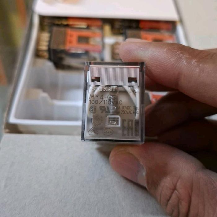 RELAY MY4N-GS 110 VAC/MY4N-GS-R 110 VAC RELAY OMRON ORIGINAL MURAH