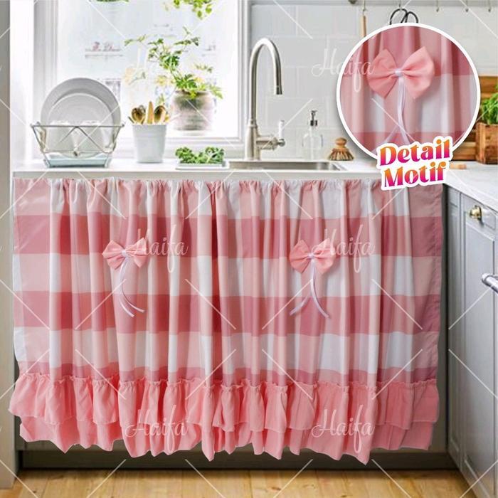 "New" GORDEN KOLONG DAPUR / TIRAI DAPUR Jendela KATUN AESTHETIC