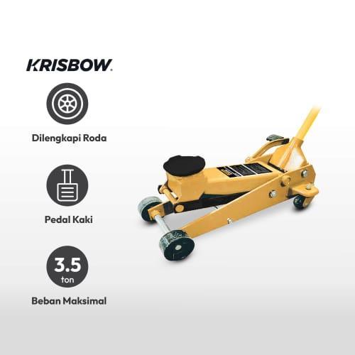 Krisbow Dongkrak Buaya 3.5 Ton