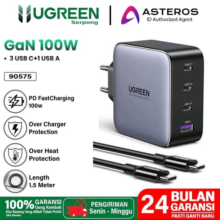 Fast Charger Gan Ugreen 65W 100W 140W 200W Nexode Ugreen Wall Charger Redy Stok