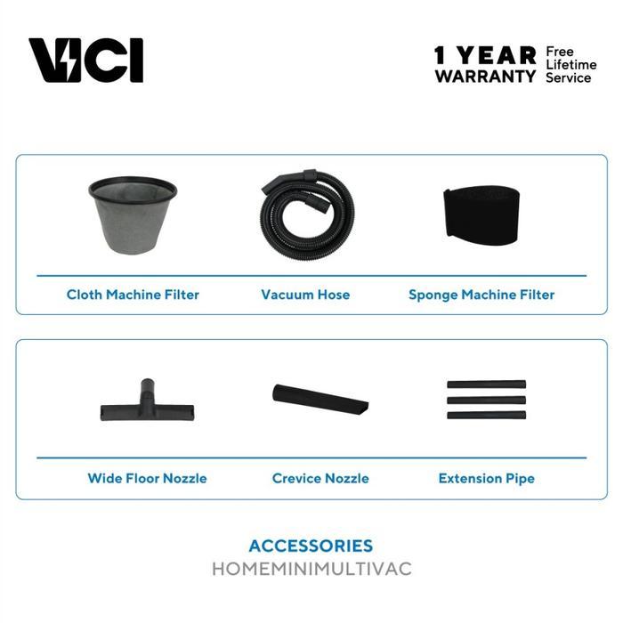 VACUUM CLEANER MINI VICI 6 LITER MESIN SEDOT DEBU VICI HOME MINI MULTIVAC