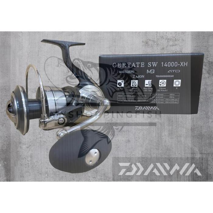 Reel Spinning Daiwa Certate SW 2021 8000P, 14000XH - 8000P