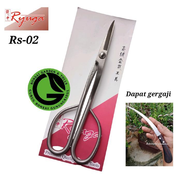 gunting pruning bonsai RYUGA stainles RS 02