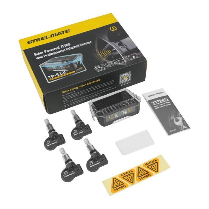 TPMS Steelmate TP-S22I Internal Sensor Pengukur Tekanan Ban Mobil Original Premium Realtime