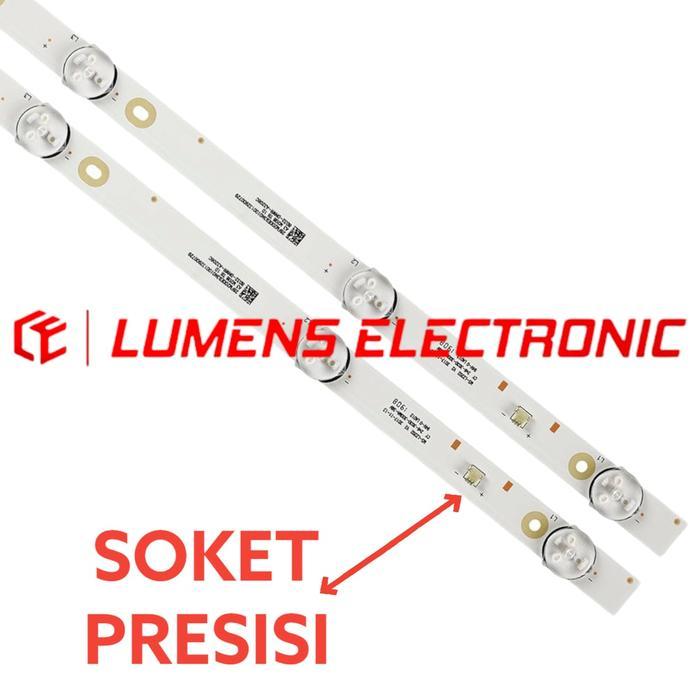 BACKLIGHT TV LED MITO 32 INC 3218 3255 LAMPU BL 6K 6V 32INC IN 6 VOLT