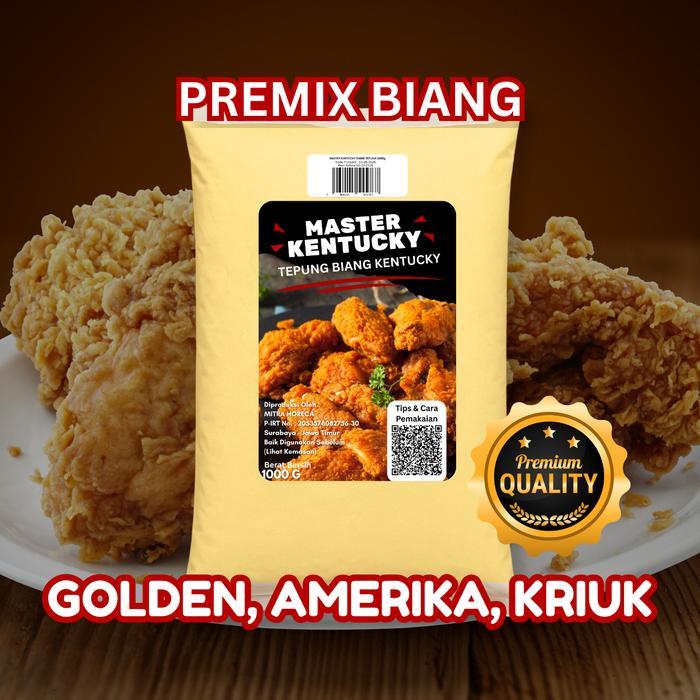 Master Kentucky Tepung Premix Biang Fried Chicken Crispy Premium 1Kg Ayam Pasti Ori