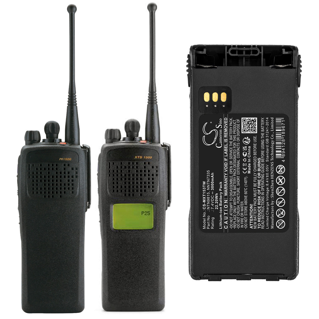 Cameron Sino battery for MT1500, NT1500, PR1500, Radius P25, XTS 2000, XTS 2500, XTS1500, XTS2500