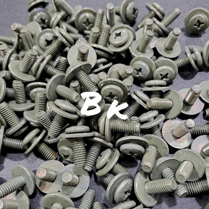 50 Pcs Grosir Baut Body Yamaha Baut 10 #Gratisongkir