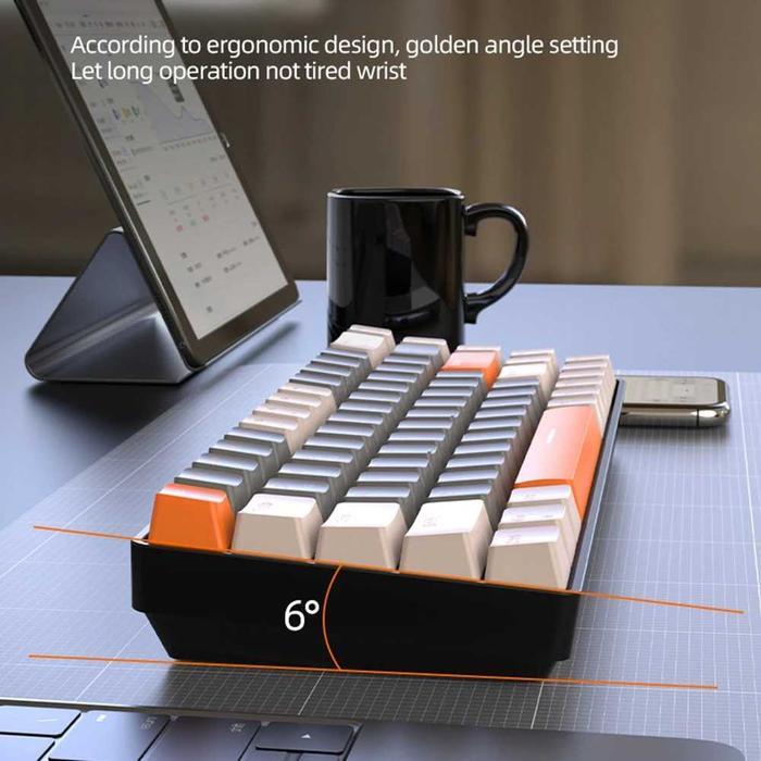ZIYOULANG Keyboard Gaming Mechanical Wireless Bluetooth 2.4G - K68