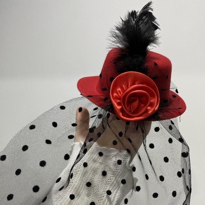 Jepit Topi Hiasan Fascinator Hat Wedding Headpiece Topi Jaring Fascinator Hat Topi Hiasan Aksesoris