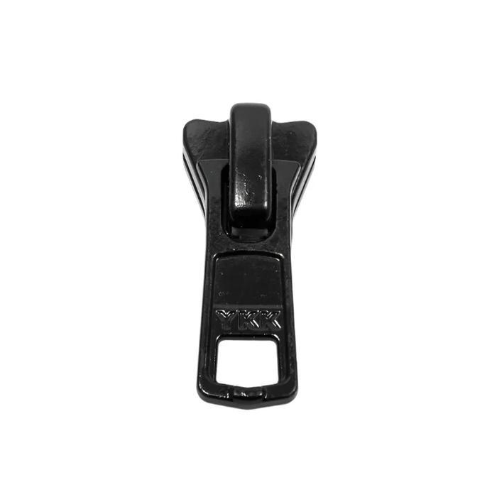 1 Pak 100 Pcs Kepala Resleting VISLON YKK 5 VS DA Hitam Nikel