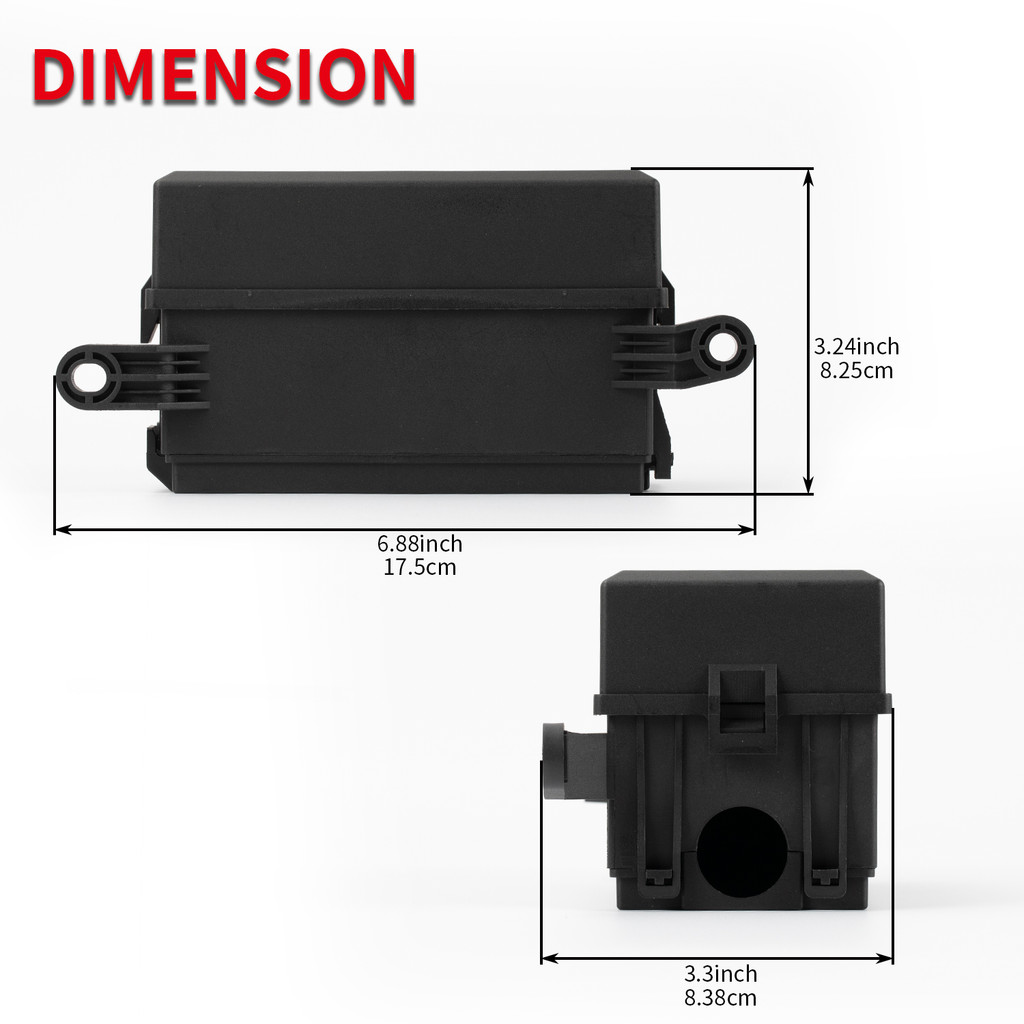 12V Relay Box 6 Way Universal Relay Fuse Box 6 Slots Relay Block Atc/Ato Fuse Block With Relay
