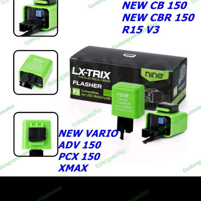 flasher f3 untuk motor terbaru adv, vario new, aerox, nmax new, cb150N