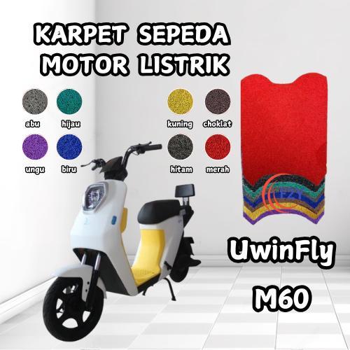 Karpet Sepeda Motor Listrik UwinFly M60 , Alas Kaki, Pijakan Kaki