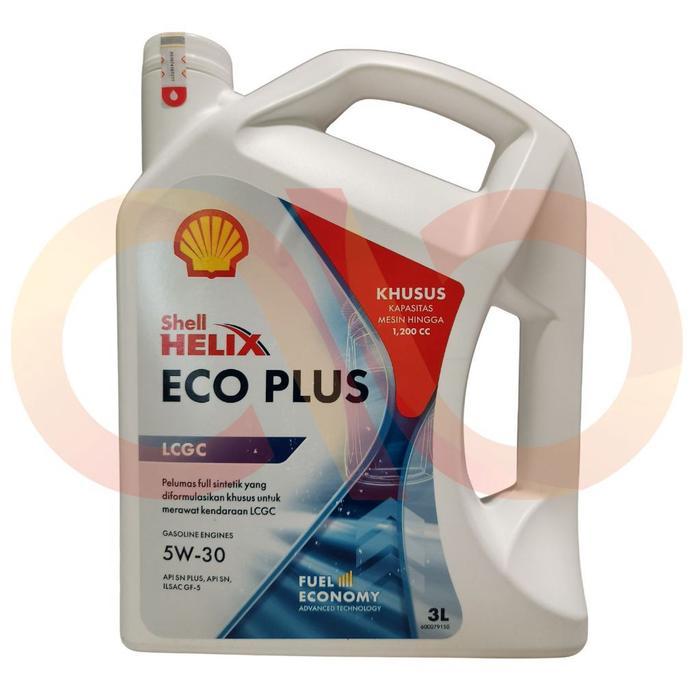 Shell Oli Mobil LCGC Helix Eco Plus 5W-30 3L