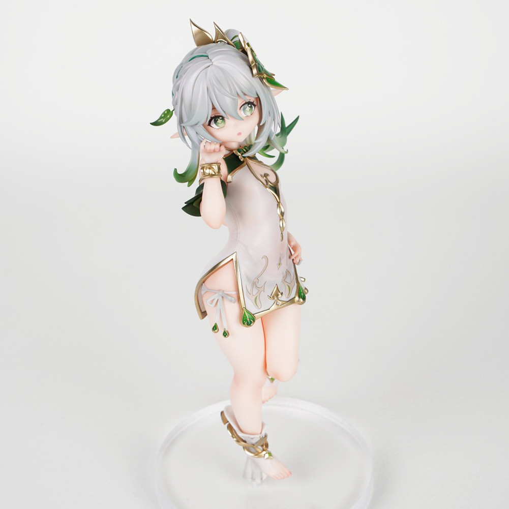 Anime Nahida Game Figure Cheongsam Standing pose Action Figure cute Model Desktop Ornaments