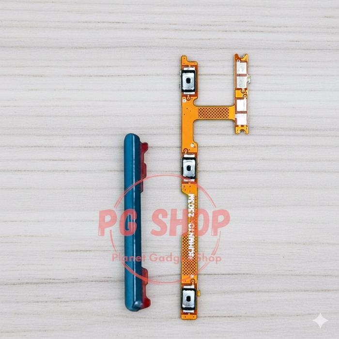1 Set Tombol For Xiaomi Redmi Note 10s Fleksibel on off volume + Tombol Luar Flexibel Flexible