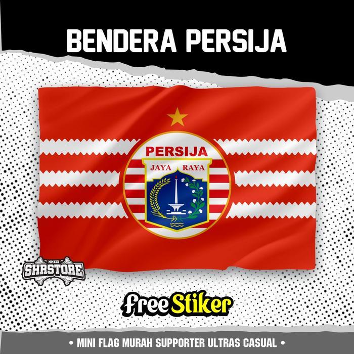 BENDERA MURAH PERSIJA JAKARTA BENDERA PERSIJA SUPORTER BESAR TERMURAH Bendera Flag Murah Persija