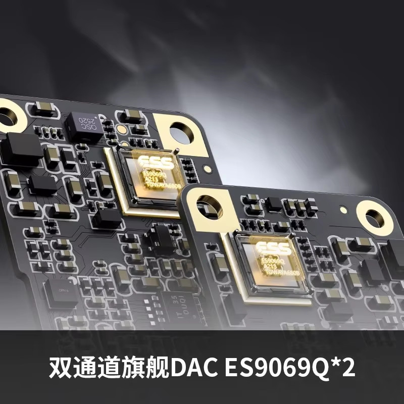 Fiio Ka17 Usb Hifi Dac Portable Audio Decoder, Dual Es9069q Pcm768 Dsd512 3.5/4.4mm Output Android