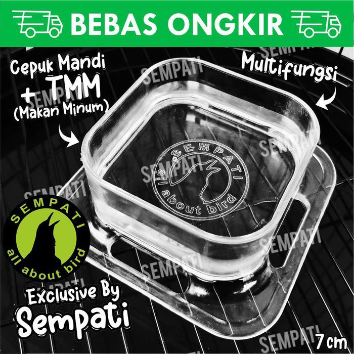 CEPUK WADAH PAKAN MIUM BURUNG KENARI KOTAK ELITE SONG
